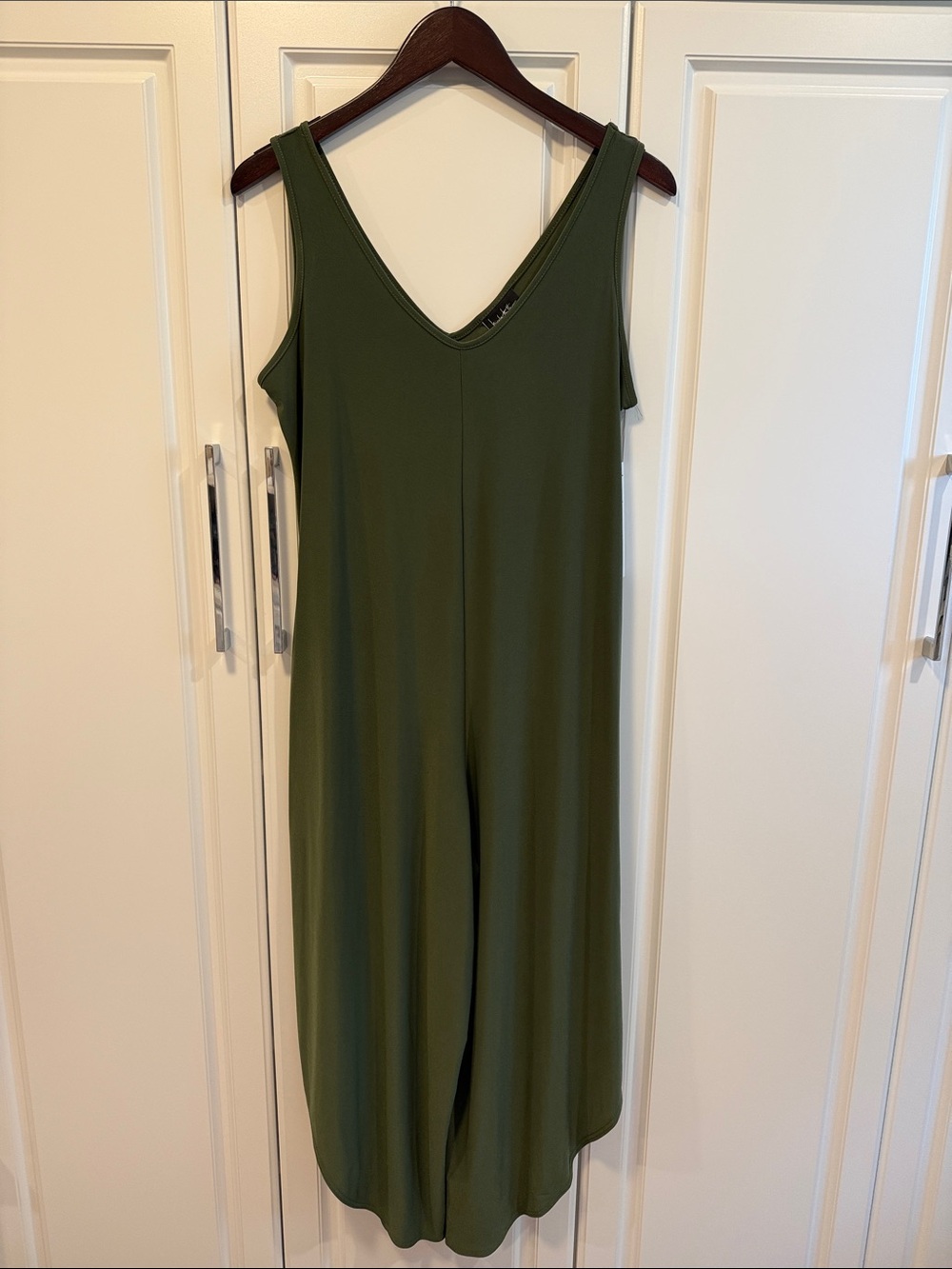 Nicole Miller Jumpsuit Olive Green  Size M